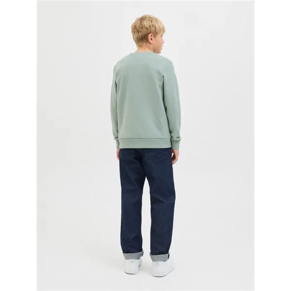 Vaikiškas džemperis be gobtuvo Jack & Jones Jjgeplas Crew Neck Mėlyna