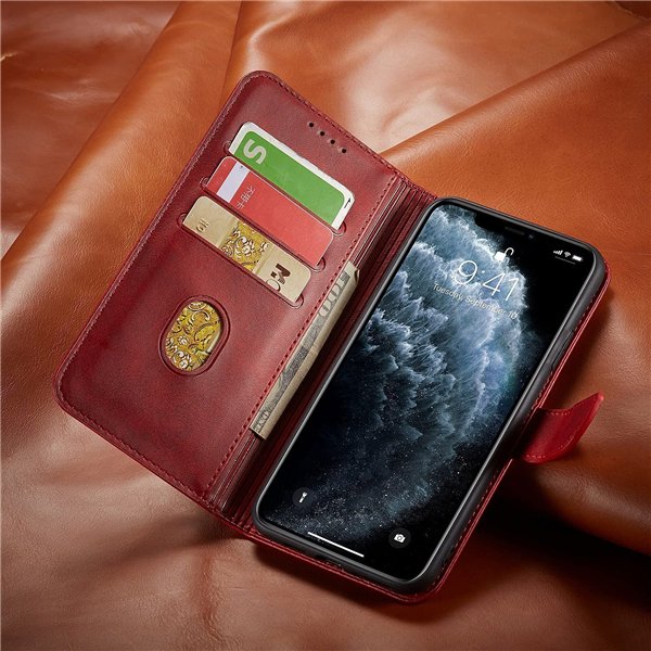 Wallet Case Xiaomi Redmi Note 14 Pro Plus 5G red