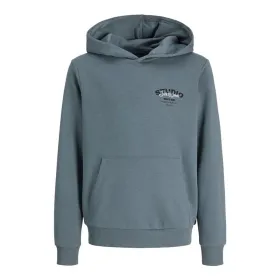Uniseksinis džemperis su gobtuvu Jack & Jones Jjyuki Stormy Weather Mėlyna