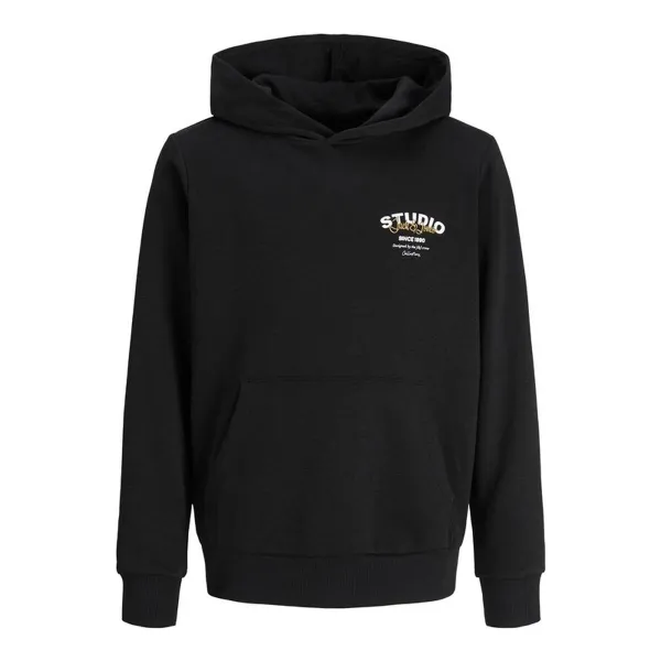 Bērnu Sporta Krekls ar Kapuci Jack & Jones Jjyuki Melns