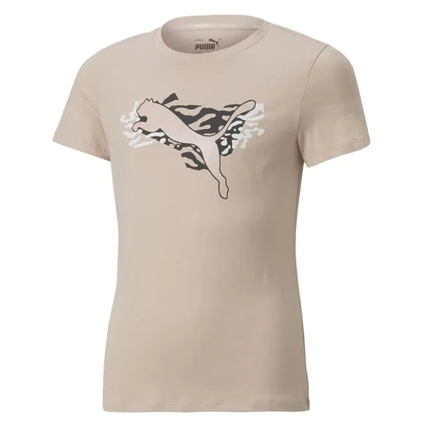Krekls ar Īsām Piedurknēm Bērniem Puma Alpha Rozā