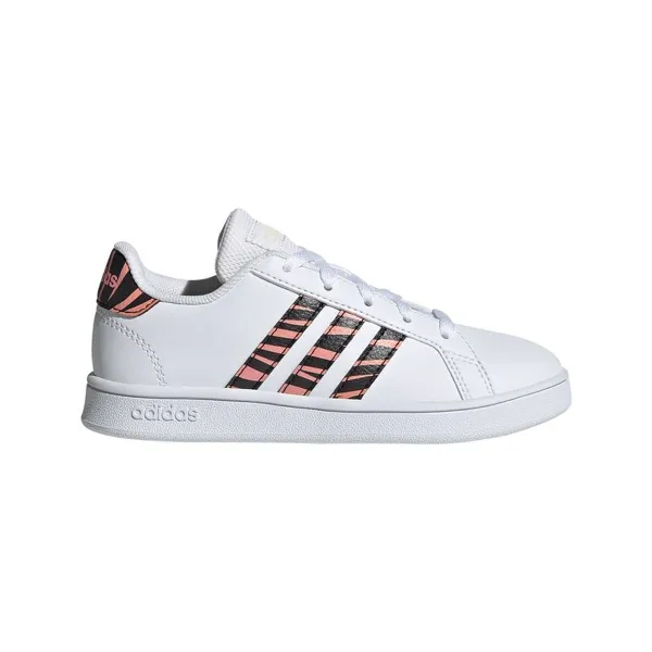 32 pritūpimai Adidas Grand Court Print Balta