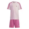 Bērnu Sporta Tērps Adidas Lk 3S Co T Set Rozā