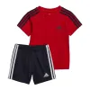 Vaatesetti Adidas 3Stripes Sport Set Punainen