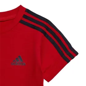 Предметы одежды Adidas 3Stripes Sport Set Красный
