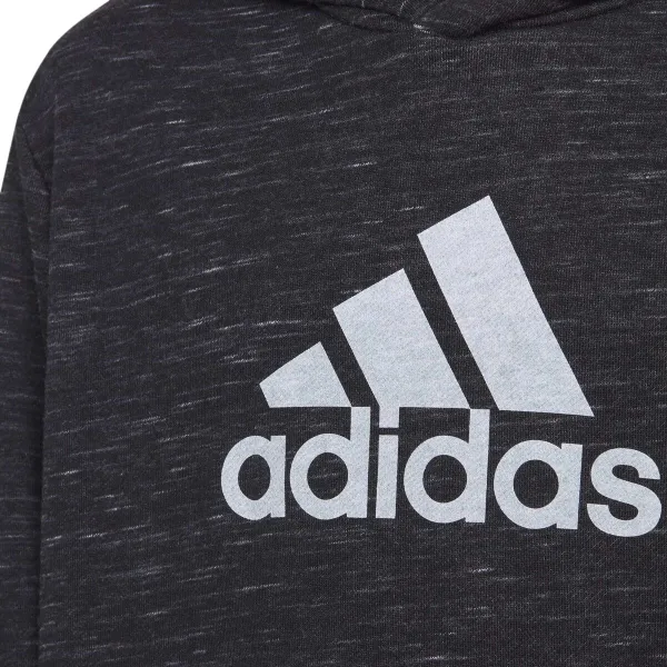 Bērnu Sporta Krekls ar Kapuci Adidas Melns