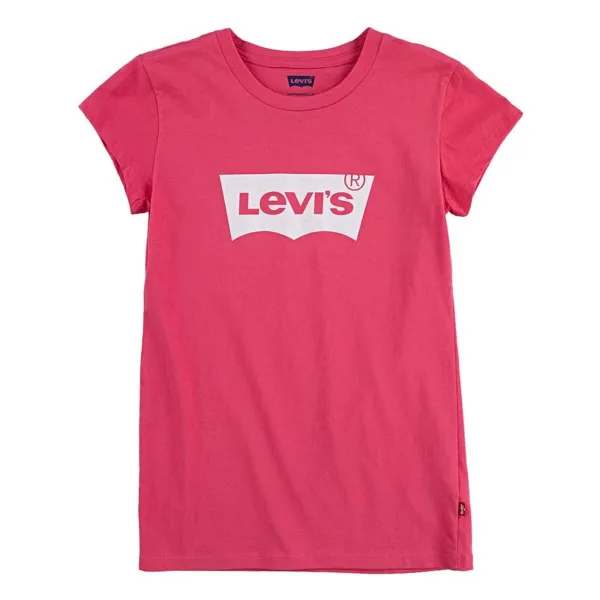 Lasten Lyhythihainen paita Levi's Batwing Girl Pink