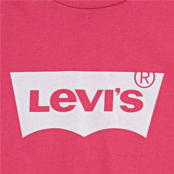 Lasten Lyhythihainen paita Levi's Batwing Girl Pink