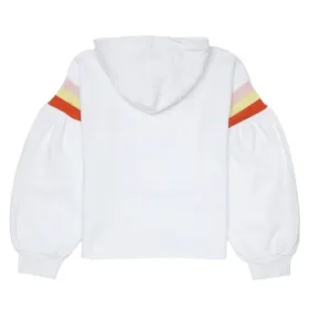Толстовка с капюшоном для девочек Levi's Full Sleeve High Rise Girl Белый