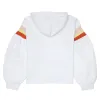 Džemperis Meitenēm ar Kapuci Levi's Full Sleeve High Rise Girl Balts