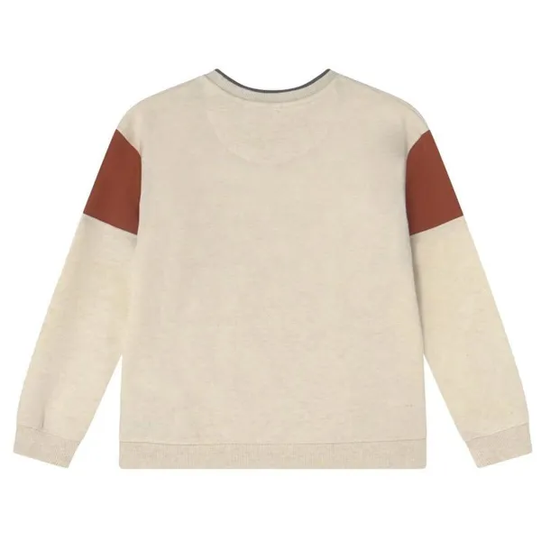 Bērnu Sporta Krekls bez Kapuča Levi's Colorblock Crewneck Dzeltens