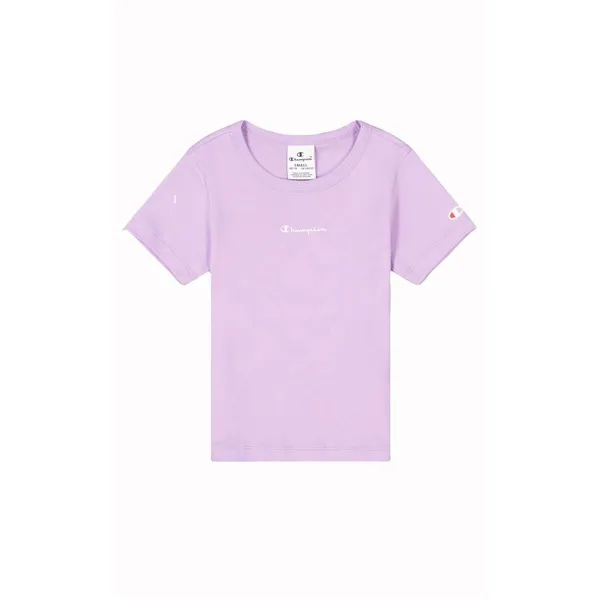 Lasten Lyhythihainen paita Champion Champion Crewneck Laventeli