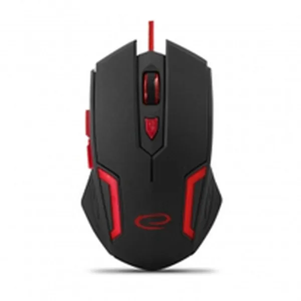Mouse Esperanza EGM205R Black Red 2400 dpi