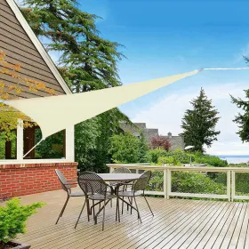 Saulės burė Springos SN1013 5x5x5m kreminės baltos spalvos