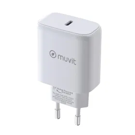 Wall Charger Muvit SN-TC650AD1E45A White 45 W
