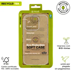 Mobile Phone Case Muvit for Change  Oppo A40
