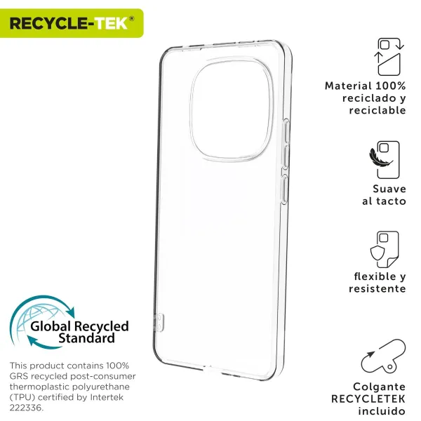 Pārvietojams Pārsegs Muvit Xiaomi Redmi Note 14 Pro 5G Caurspīdīgs