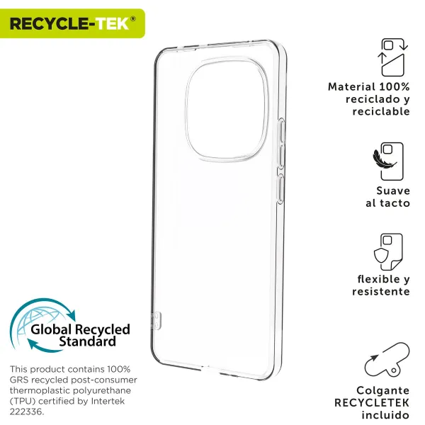 Pārvietojams Pārsegs Muvit Xiaomi Redmi Note 14 Pro+ 5G Caurspīdīgs