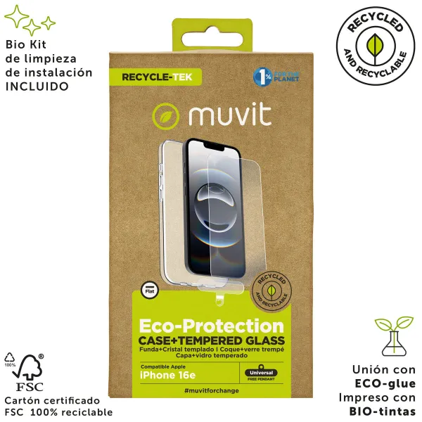 Mobiliojo dėklas ir apsauga Muvit for Change IPhone 16e
