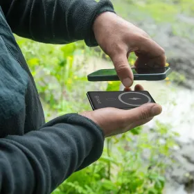 Powerbank Muvit for Change Чёрный Алюминий 5000 mAh