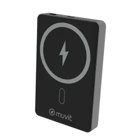 Powerbank Muvit for Change Чёрный Алюминий 10000 mAh