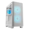 ATX Pus-torņveida Kārba Cougar Airface Flo RGB White Balts