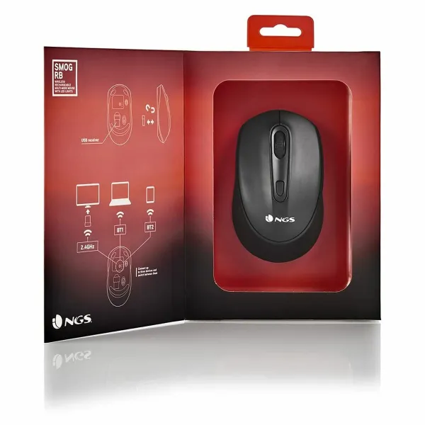 Pele NGS SMOG-RB Melns 2400 dpi Bezvadu (1 gb.)