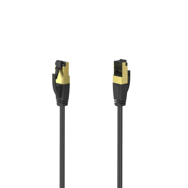 Жесткий сетевой кабель S/FTP кат. 8 Hama 00200692 Чёрный 1,5 m