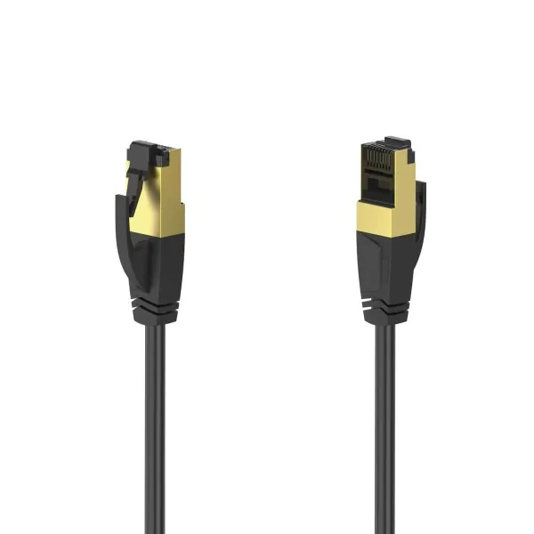 Жесткий сетевой кабель S/FTP кат. 8 Hama 00200692 Чёрный 1,5 m
