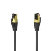 Жесткий сетевой кабель S/FTP кат. 8 Hama 00200692 Чёрный 1,5 m