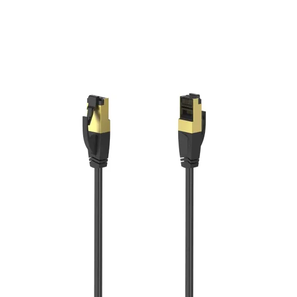 Жесткий сетевой кабель S/FTP кат. 8 Hama 00200692 Чёрный 1,5 m