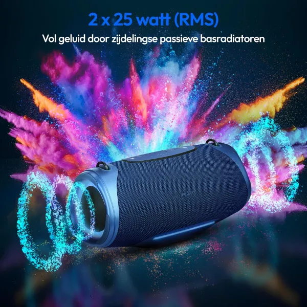 Nešiojamos Bluetooth garso kolonėlės Medion 50077078 Mėlyna 4 W 50 W