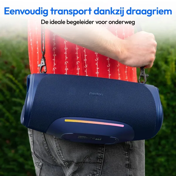 Nešiojamos Bluetooth garso kolonėlės Medion 50077078 Mėlyna 4 W 50 W