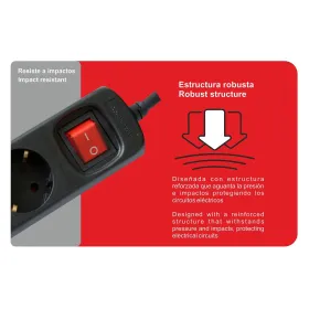 Neslystantis kilimėlis Ibox AURORA Juoda