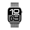 Crong Milano Steel - Stainless Steel Strap for Apple Watch 38/40/41/42 mm (Silver)