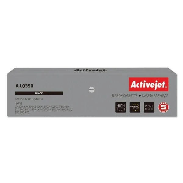 Oriģinālā Dot Matrix kasete Activejet A-LQ350 Melns