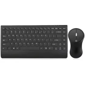 Klaviatūra ir belaidė pelė Urban Factory BATERIAS RECARGPERP Ispanų Ispaniška Qwerty