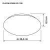 Ceiling Light Activejet AJE-OPERA 12W White 80 12 W