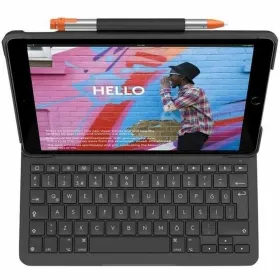 Planšetdatora Vāks Logitech 920-011425 Pelēks AZERTY