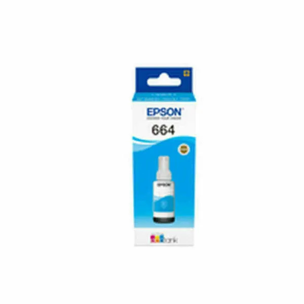 Original Ink Cartridge Epson 664 Ecotank Cyan ink bottle (70ml) Grey Cyan