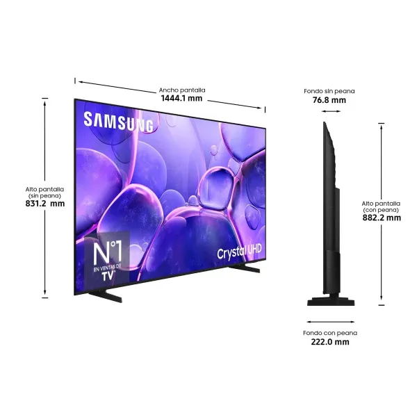 Smart TV Samsung TU65U8005FUXXC 4K Ultra HD 65" LED HDR QLED