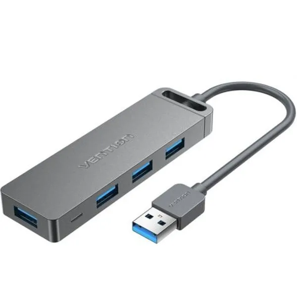 USB-keskitin Vention CHLHD Harmaa