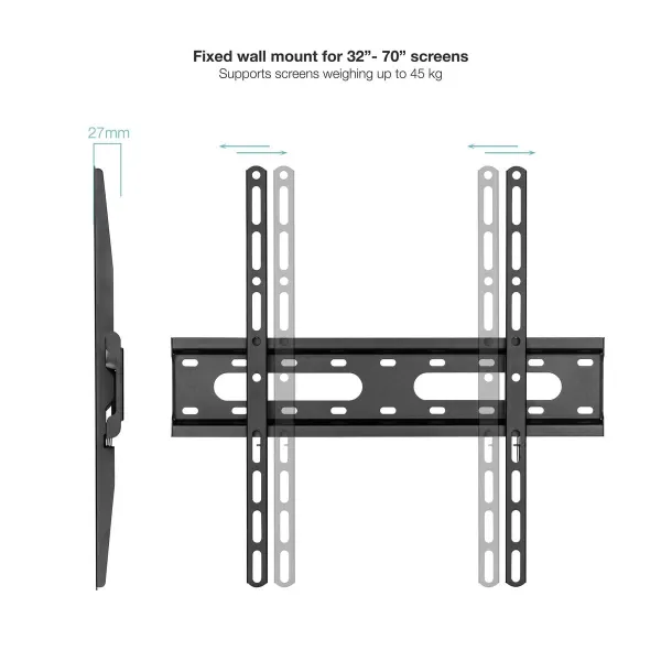 TV Statīvs TooQ LP1072F-B 32" 70" 45 kg
