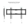 TV laikiklis TooQ LP1083F-B 80" 75 Kg
