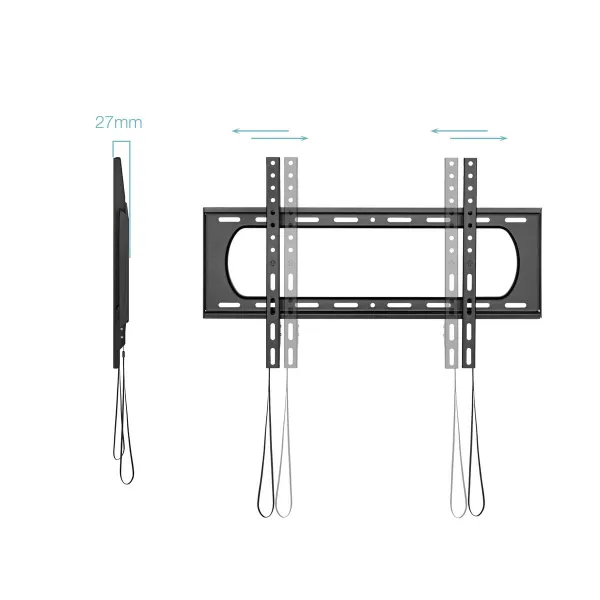 TV Statīvs TooQ LP1084F-B 80" 80 kg