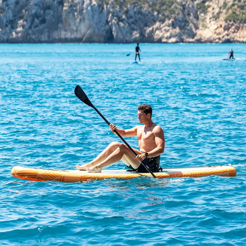 2-in-1 pripučiama irklentė su sėdyne ir priedais Siros InnovaGoods Oranžinė 10'5" 320 cm (Naudoti A)
