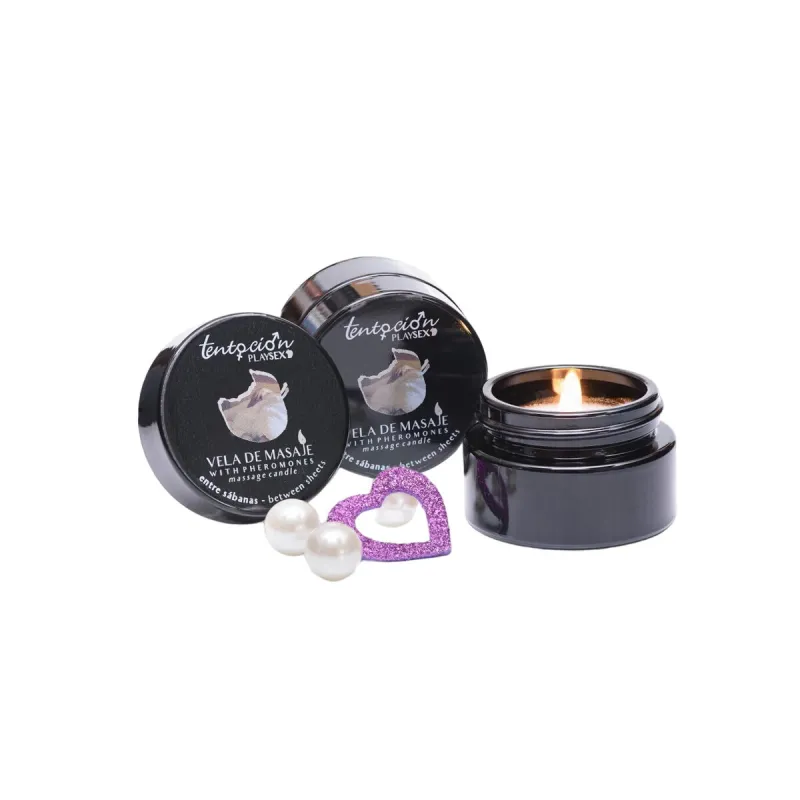 Masažo tepalas Tentacion Between Sheets 20 ml Su feromonais