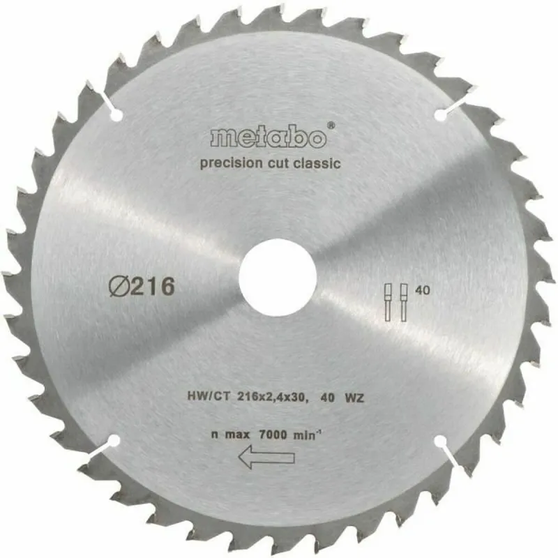 Pjovimo diskas Metabo 628060000 23 x 2 x 25 cm Diskinis pjūklas