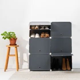 Portable Modular Shoe Cabinet InnovaGoods Grey (Refurbished B)