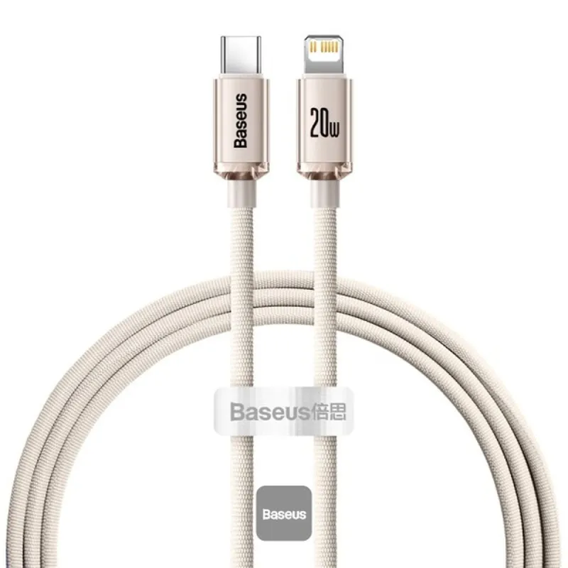 USB uz Lightning Kabelis Baseus CAJY001304 Rozā 1,2 m